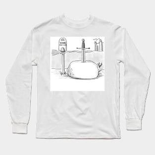 Classic Covid Excalibur Cartoon Long Sleeve T-Shirt